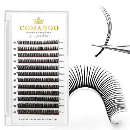Vista 42 de CoMango Spikes - Extensiones de pestañas Flora 5D, color negro mate