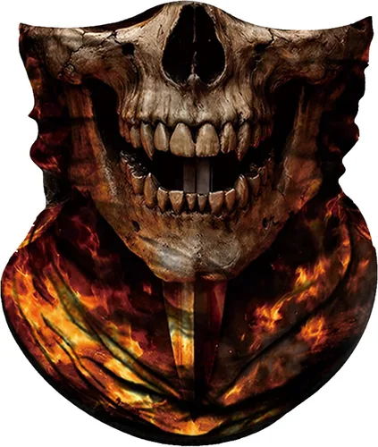 Vista 28 de Obacle Polaina para el cuello, bandana para protección contra el polvo, el viento, el sol para hombres y mujeres