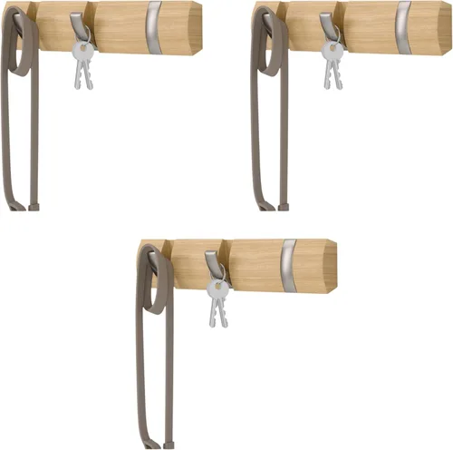 Vista 16 de Umbra - Perchero abatible, ganchos retráctiles para montaje en pared Blanco/Níquel