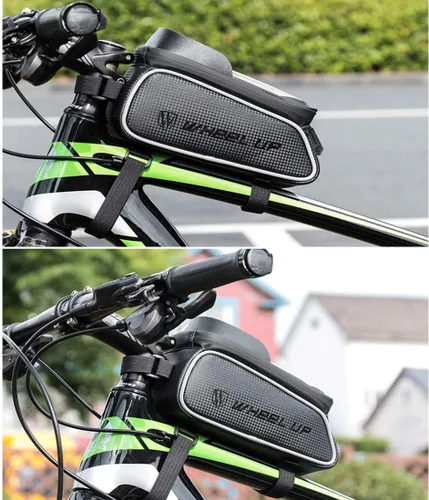 Vista 8 de Soporte universal para teléfono para bicicleta, negro, montaje en manillar, compatible con iPhone 15, 14, 13, 12, 11, 10, Samsung Galaxy S8 Plus