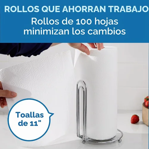 Vista 6 de Georgia-Pacific Pacific Blue Select rollos de toallas de papel perforados de 2 capas de Georgia-Pacific Pro, 100 hojas por rollo, 30 rollos por