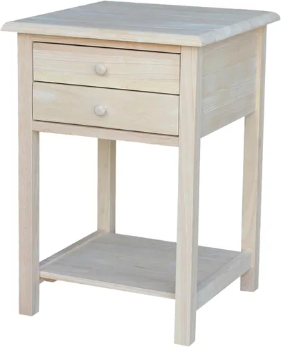 Vista 7 de International Concepts - Lámpara de mesa, madera, sin terminar