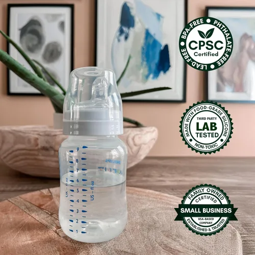 Vista 7 de Boquillas para biberones anticólicos Philips Avent, 4 unidades Soft Spout, Food Grade Silicone, Variable Flow, Spill and Leak Proof, BPA-Free