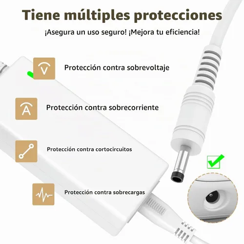 Vista 5 de Cable de alimentación compatible con el cargador Cricut Joy