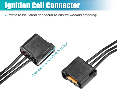 Vista 4 de uxcell Conector de bobina de encendido para Subaru Impreza 2002-2014 para Subaru Legacy 2005-2009