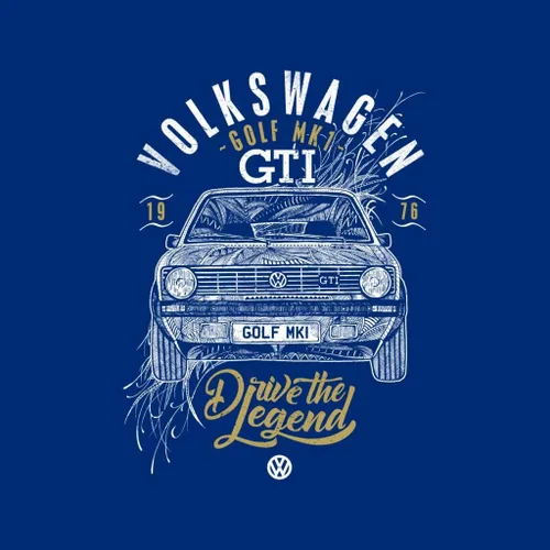 Vista 2 de Volkswagen Golf GTI Drive The Legend - Camiseta para hombre