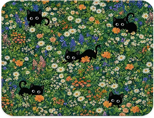 Vista 36 de Alfombrilla de mouse de pez Kio roja, alfombrilla de mouse tradicional oriental asiático para pesca de peces Kio para computadora de trabajo