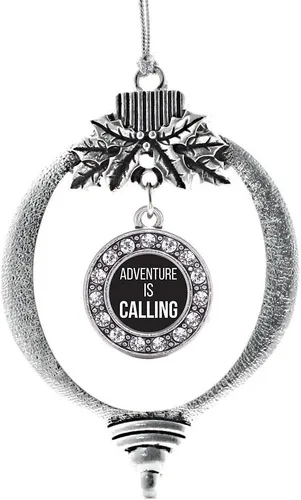 Vista 474 de Inspired Silver - Adorno de cromosoma 21 con dije de círculo de plata con joyas de circonita cúbica