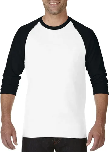 Vista 7 de Gildan Camiseta raglán de algodón pesado 34 para hombre estilo G5700 paquete de 2