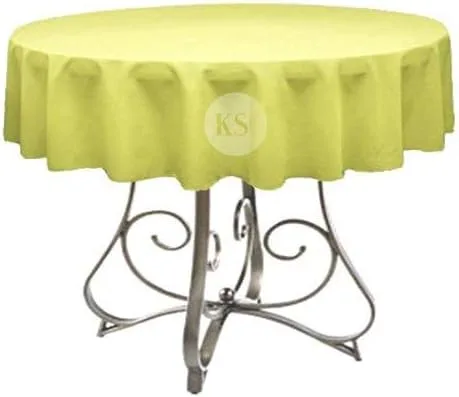 Vista 30 de Mantel redondo de poliéster de 72 pulgadas, disponible en más de 45 colores, ideal para restaurantes y superposiciones versátiles de eventos, elige