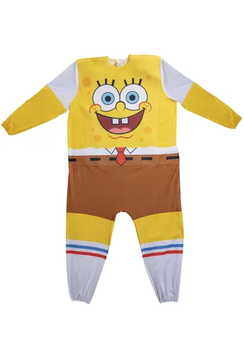 Vista 5 de Disfraz de Mono Adulto de Bob Esponja Multicolor