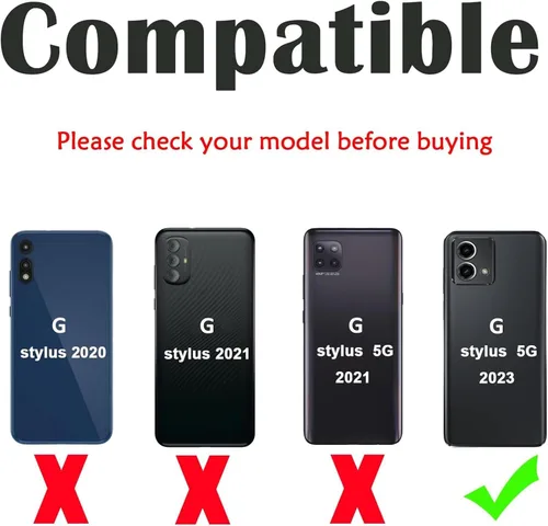 Vista 2 de Lápiz capacitivo para Moto G Stylus 2023, repuesto para Motorola Moto G Stylus 5G (2023) Pen Touch Pen Moto G 5G 2023 Stylus Pen (negro)