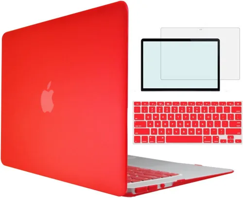 Vista 9 de Funda compatible con MacBook Pro de 13 pulgadas con CD-ROM modelo A1278 versión 2008-2012, carcasa rígida 4 en 1 de plástico a presión con protector
