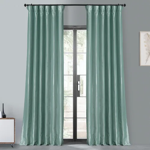 Vista 20 de HPD Half Price Drapes - Cortinas opacas para dormitorio y sala de estar - Cortina opaca de tafetán de seda sintética 127 x 213 cm (1 panel)