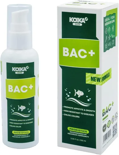 Vista 8 de KOIKA BAC+ Probióticos para acuarios, estimulantes de la inmunidad, resistencia a enfermedades y mejoran el sistema digestivo (BAC+,3.6 fl oz)