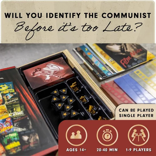 Vista 5 de Facade Games Hollywood 1947 Juego de Mesa - Un Juego de Hacer Películas para Amigos y Familia - Un Juego de Mesa de Cartas, Estrategia y Engaño