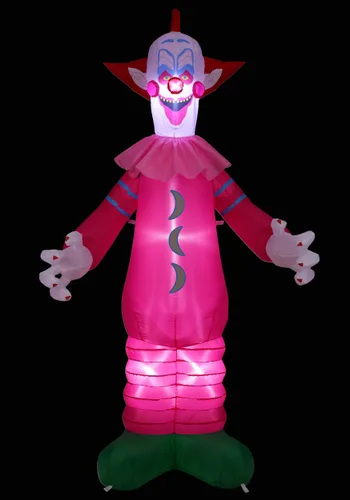 Vista 3 de Decoración Inflable 7FT Slim Killer Klowns from Outer Space Multicolor