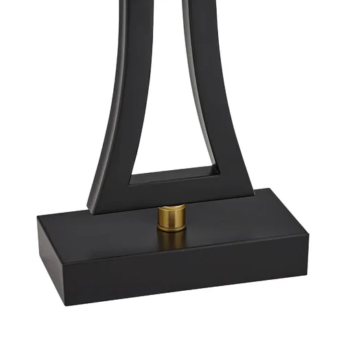 Vista 5 de 360 Lighting Roxie - Lámpara de mesa grande de 31 pulgadas con USB (2 unidades), color negro