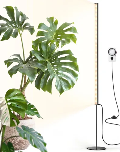 Vista 11 de Barrina Luz de Crecimiento de Pie para Plantas de Interior, 20W 2FT Luz LED de Planta de Escritorio, Colgante y de Pie, Luces de Crecimiento