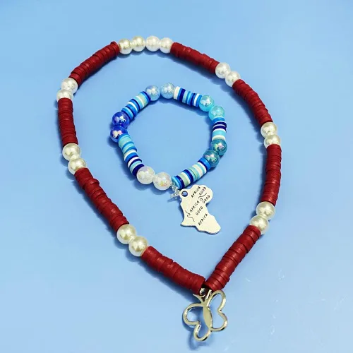 Vista 6 de 2000 cuentas Heishi de arcilla perenne para la fabricación de joyas, cuentas planas de arcilla polimérica para aretes, pulseras, collares