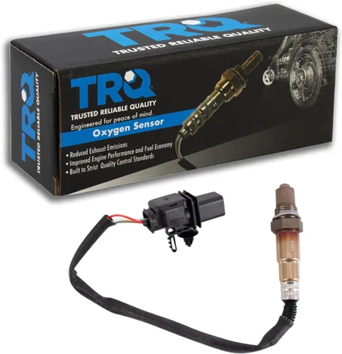 Vista 123 de TRQ Sensor de Oxígeno O2 de 4 Hilos de Banda Estrecha Compatible con VW Atlas 2.0L 2018-21, VW GTI 2.0L 2016-18, Audi A3 Quattro 2.0L 2015-18, VW