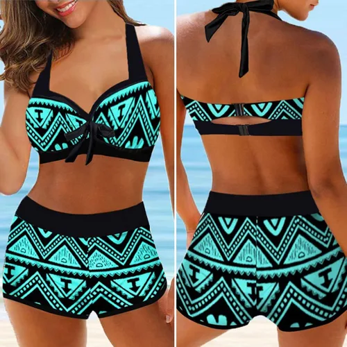 Vista 3 de Traje de baño para mujer, sexy, transpirable, acolchado, para playa, para spa
