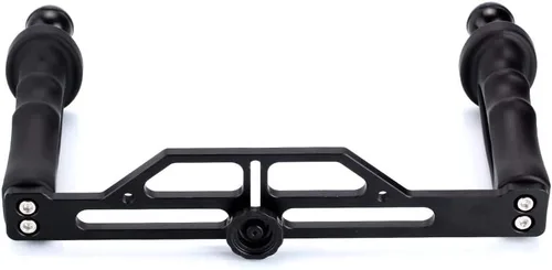 Vista 4 de Bandeja estabilizadora de luz de video subacuática, bandeja de aluminio ligera para GoPro OSMO y cualquier otra cámara con orificio de tornillo