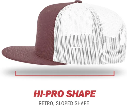 Vista 3 de Richardson 511 Flatbill Trucker - Gorra de béisbol ajustable