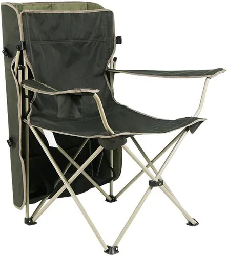 Vista 5 de Taburete plegable al aire libre silla plegable al aire libre con dosel silla de camping portátil ajustable para pesca, camping, picnic, barbacoa
