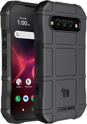 Vista 6 de Serie de operaciones especiales para Kyocera DuraForce Pro 3 - Negro Escudo resistente, cubierta flexible de TPU, antihuellas, textura mate