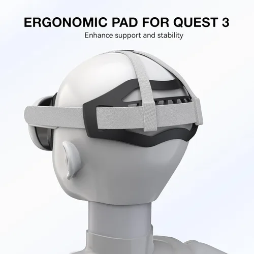 Vista 2 de APEXINNO VR Head Strap Pad for Quest 3 Headset Accessories, TPU Head Strap Cushion for Quest 3 Quest 2 Original Head Strap, Bracket for The Back of