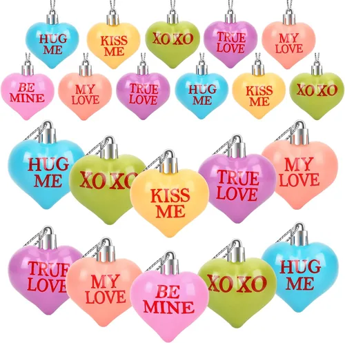 Vista 10 de JULMELON 36 Piezas Adornos de Tréboles del Día de San Patricio, Adornos de Mini Árbol, Decoración de Trébol Verde para Mesa de Comedor, Estante