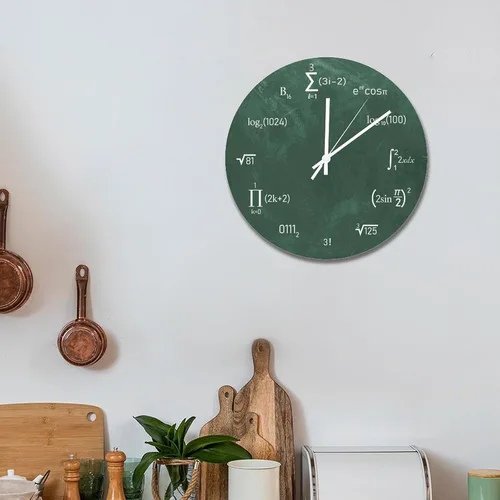 Vista 82 de Reloj de pared de guitarra acústica con aspecto de madera natural, reloj de madera rústico y elegante, 10 silenciosos, sin tictac, de cuarzo