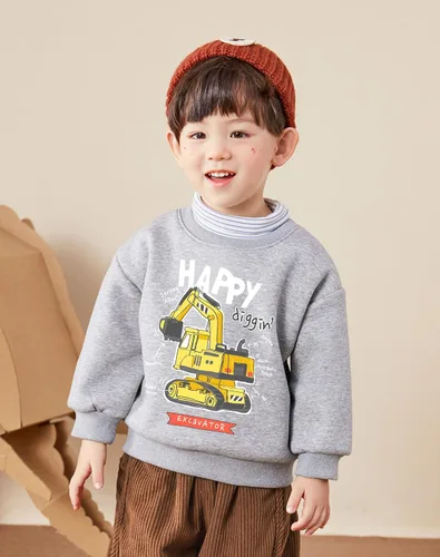 Vista 2 de Sudadera de dinosaurio para niños pequeños, camisa de manga larga Dinosaurio T-Rex