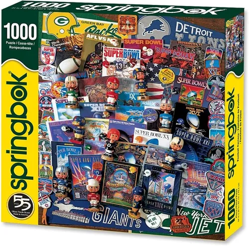 Vista 2 de Springbok Rompecabezas de 1000 piezas "Football Fantasy