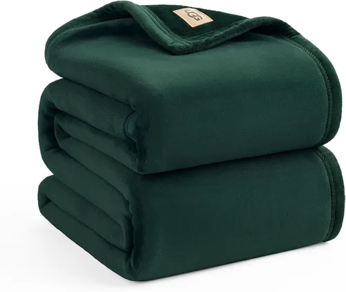 Vista 35 de UGG Coco - Manta acogedora para sofá y cama, 50 x 70 pulgadas, color negro (tinta)
