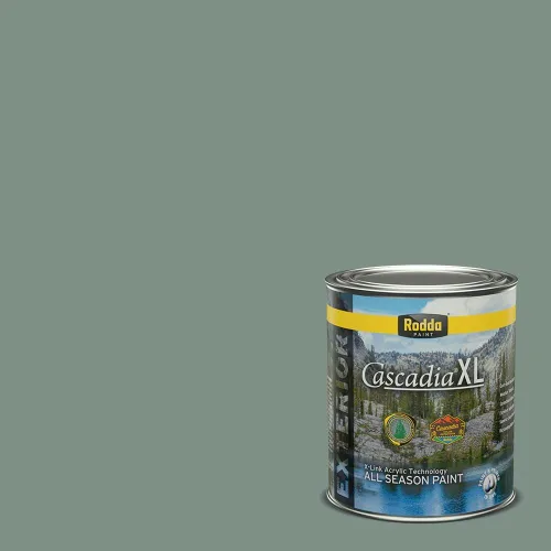 Vista 6 de Rodda Paint CASCADIA XL - Pintura satinada e imprimación para exteriores en uno, cuarto de galón, Annabel
