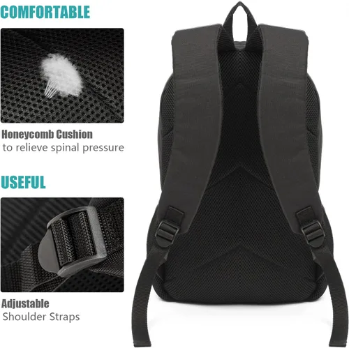 Vista 6 de Giwawa Mochilas escolares geniales para adolescentes y niños, juego de bolsas escolares, bolsa de almuerzo, estuche para lápices, Bandera