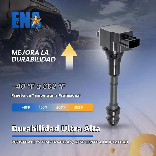 Vista 3 de ENA Juego de 4 bobinas de encendido 2.5 L4 compatibles con Nissan 2002 2003 2004 2005 2006 Altima, 02-08 Sentra XTrail, 2010 2011 2012 2013 Bobinas