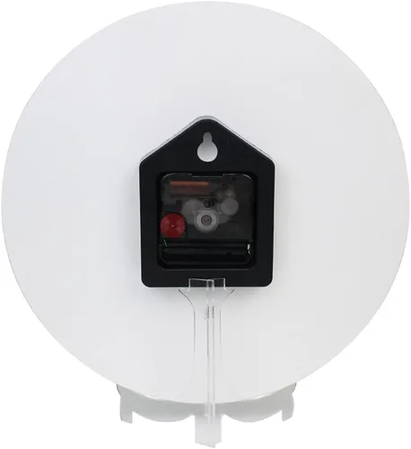 Vista 6 de Kigai Reloj de pared de balón de fútbol en fuego y agua, silencioso sin tictac, 10 pulgadas, funciona con pilas, relojes de pared redondos