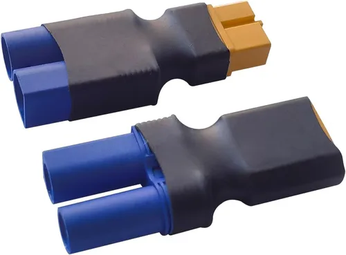 Vista 5 de 2 pares EC5 a XT60 conector macho XT60 a hembra EC5 adaptador, adaptador hembra XT60 a macho EC5 sin cables conectores compatibles con RC FPV Drone
