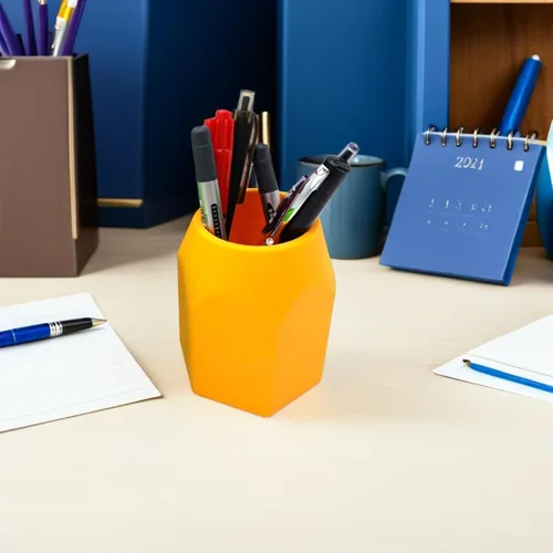 Vista 6 de Portalápices para escritorio, multiusos, organizador de papelería de escritorio, organizador de escritorio de oficina y escuela