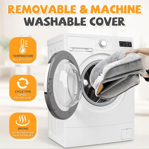 Vista 6 de [Usado] Makigued Cama ortopédica para perros medianos, sofá de espuma para mascotas con forro impermeable, funda extraíble lavable, parte inferior