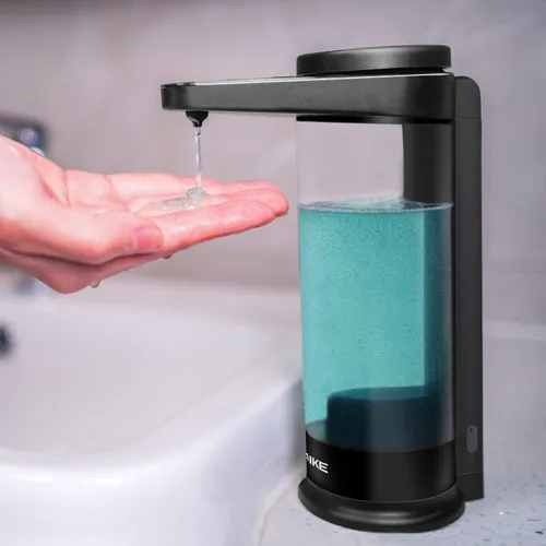 Vista 3 de AIKE Dispensador automático de jabón líquido recargable sin contacto de 17 oz para jabón de platos de cocina