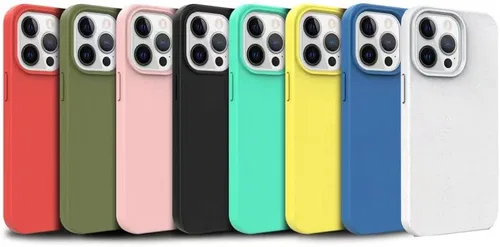 Vista 6 de LOAM & LORE Funda de teléfono biodegradable para iPhone 14 Pro, funda ecológica sin plástico, funda para iPhone 14 Pro compostable a base