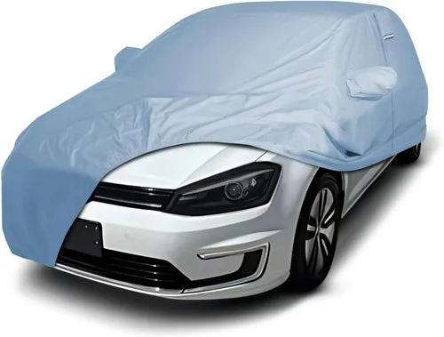 Vista 60 de iCarCover Funda de automóvil prémium para Volkswagen Jetta Sedan 2006-2025, resistente, impermeable, para todo tipo de clima, ajuste personalizado