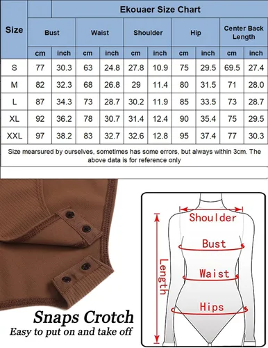 Vista 7 de Ekouaer Body sexy sin mangas para mujer, cuello redondo, acanalado, sin mangas