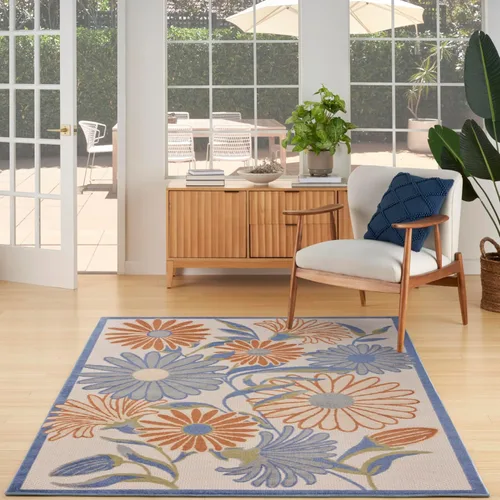 Vista 12 de Nourison Home Aloha - Alfombra beige de 2 pies 3 pulgadas x 12 pies, fácil de limpiar, no se desprende, para dormitorio, sala de estar, comedor