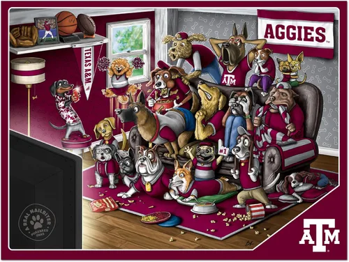 Vista 3 de YouTheFan Fans de las razas puras NCAA Un rompecabezas realmente apasionante