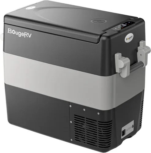 Vista 7 de BougeRV Refrigerador de 12 V, nevera, congelador, portátil, para automóvil, 42 cuartos de galón, enfriador eléctrico de 12 V/24 V CC 110 ~ 240 V CA